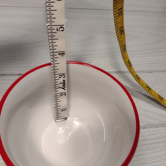 Everyday white Christmas porcelain Nesting Bowls set of 3 Merry, Noel, Joy. - Picture 9 of 11